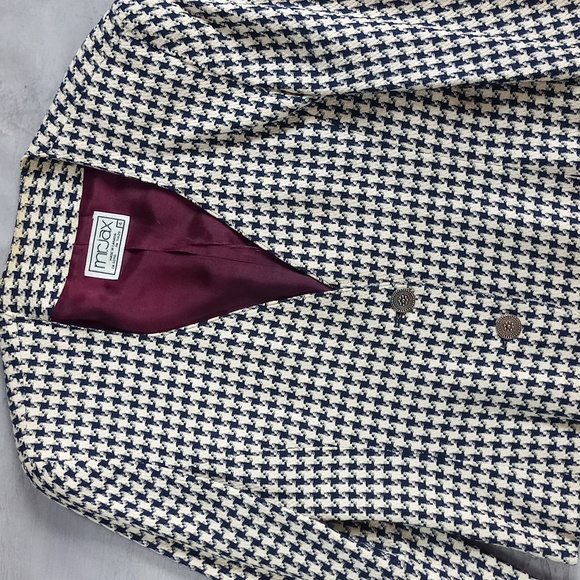 Vintage 80s Mr.JAX WOOL Blazer - Picture 4 of 7